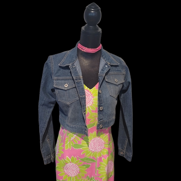 Vintage Lilly Pulitzer White Label Sunflower Sheath Dress - Picture 10 of 12